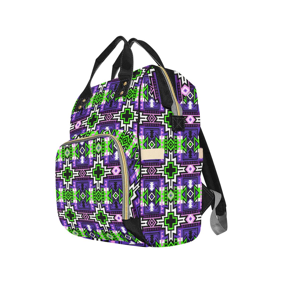 Star Blanket Moon Shadow Multi-Function Diaper Backpack (Model 1688) Diaper Backpack (1688) e-joyer