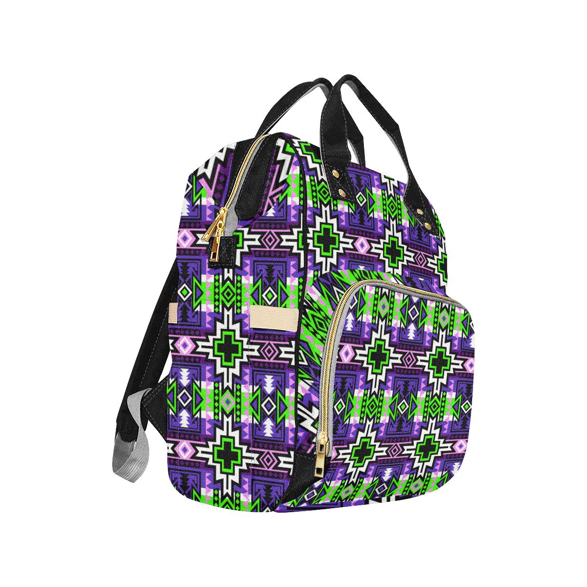 Star Blanket Moon Shadow Multi-Function Diaper Backpack (Model 1688) Diaper Backpack (1688) e-joyer