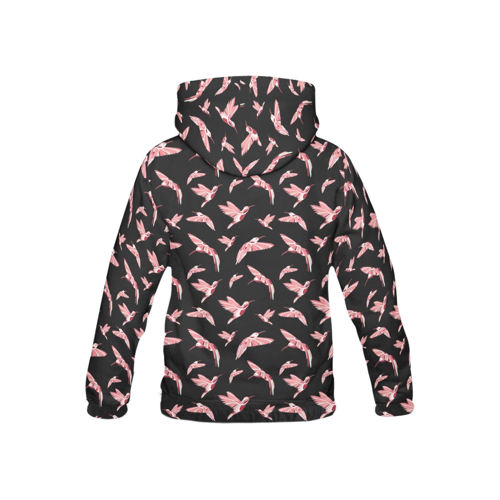 Strawberry Black All Over Print Hoodie for Kid (USA Size) (Model H13) All Over Print Hoodie for Kid (H13) e-joyer