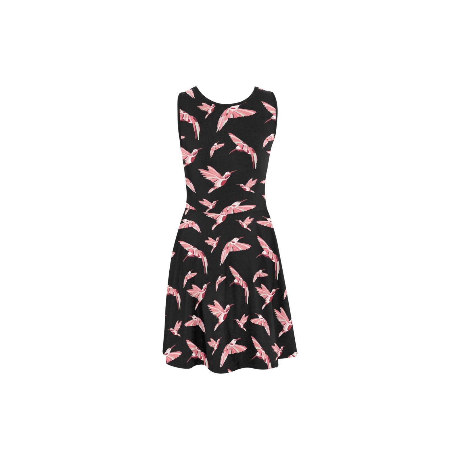 Strawberry Black Atalanta Sundress (Model D04) Atalanta Sundress (D04) e-joyer