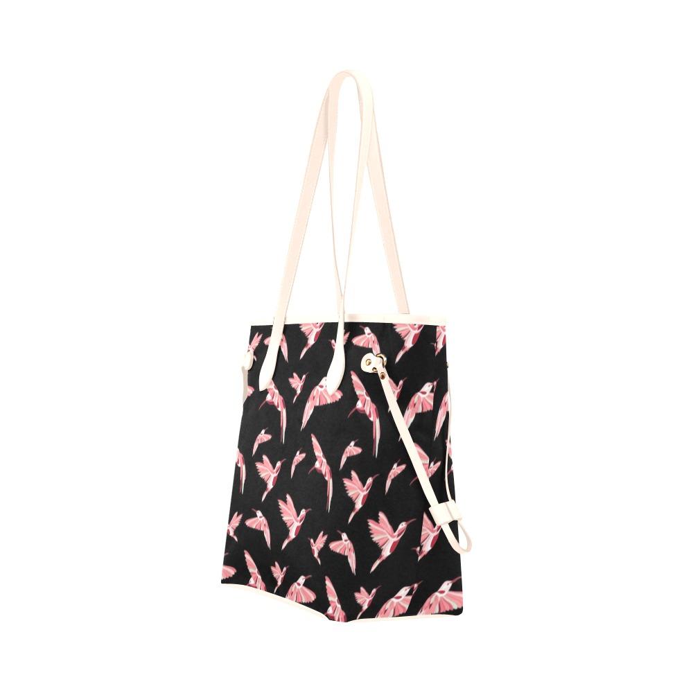 Strawberry Black Clover Canvas Tote Bag (Model 1661) Clover Canvas Tote Bag (1661) e-joyer