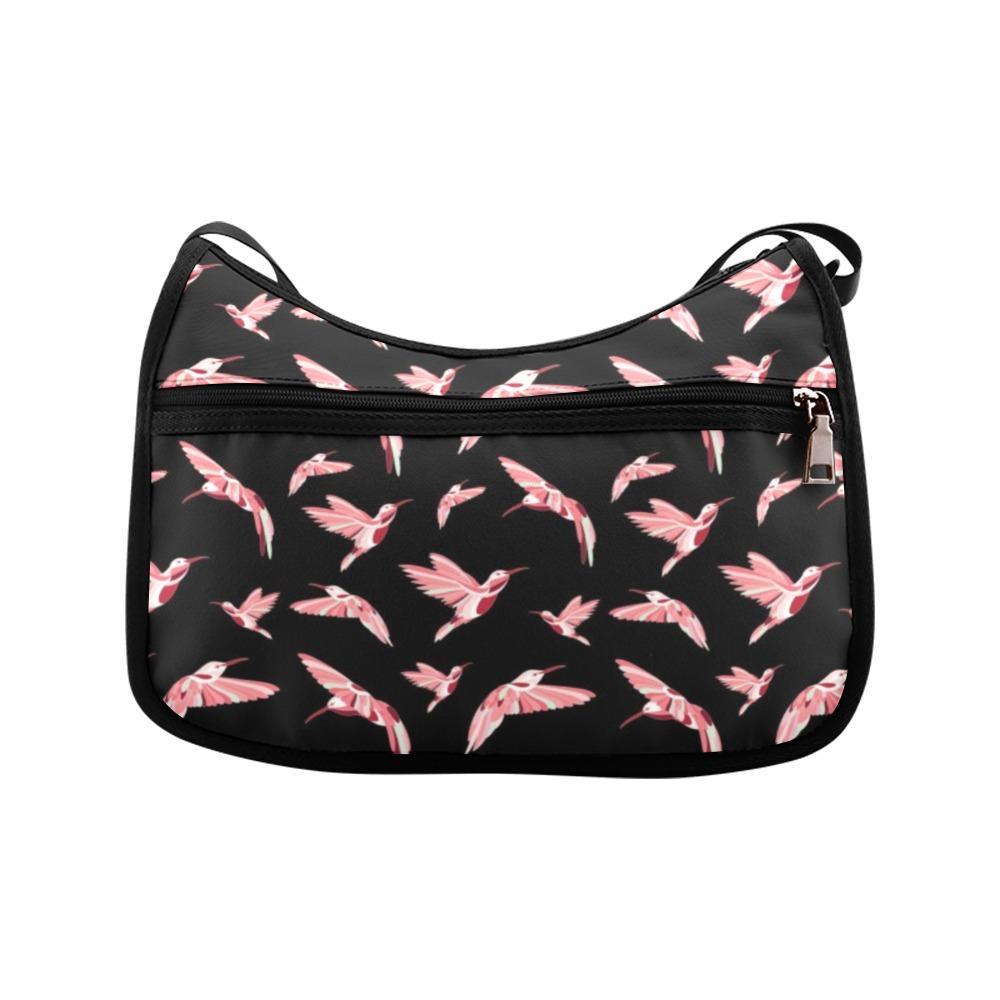 Strawberry Black Crossbody Bags (Model 1616) Crossbody Bags (1616) e-joyer