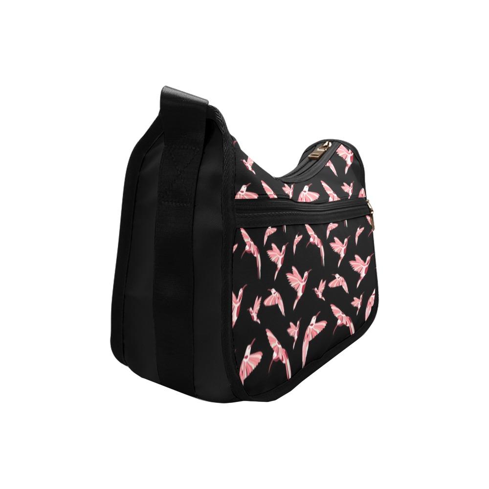 Strawberry Black Crossbody Bags (Model 1616) Crossbody Bags (1616) e-joyer