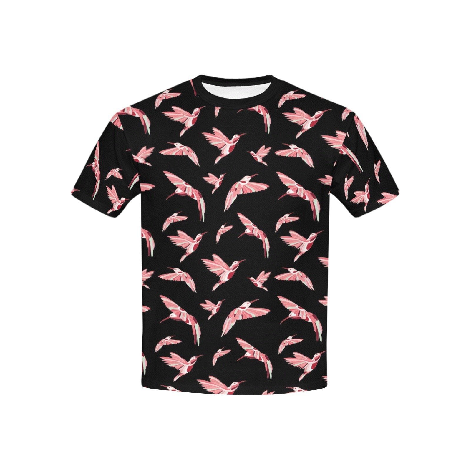 Strawberry Black Kids' All Over Print T-shirt (USA Size) (Model T40) All Over Print T-shirt for Kid (T40) e-joyer