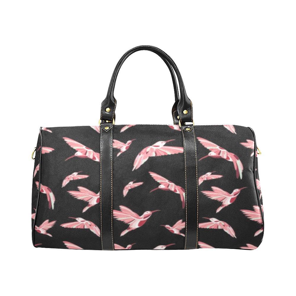 Strawberry Black New Waterproof Travel Bag/Small (Model 1639) bag e-joyer