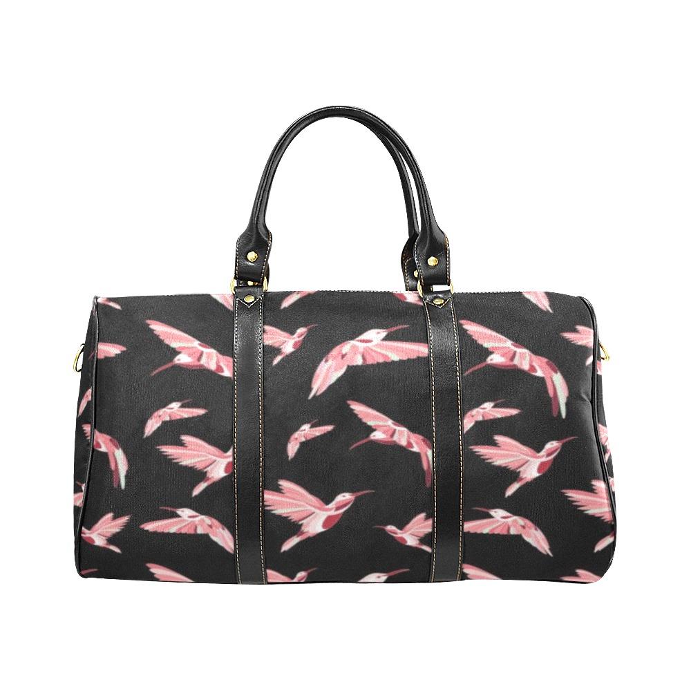 Strawberry Black New Waterproof Travel Bag/Small (Model 1639) bag e-joyer