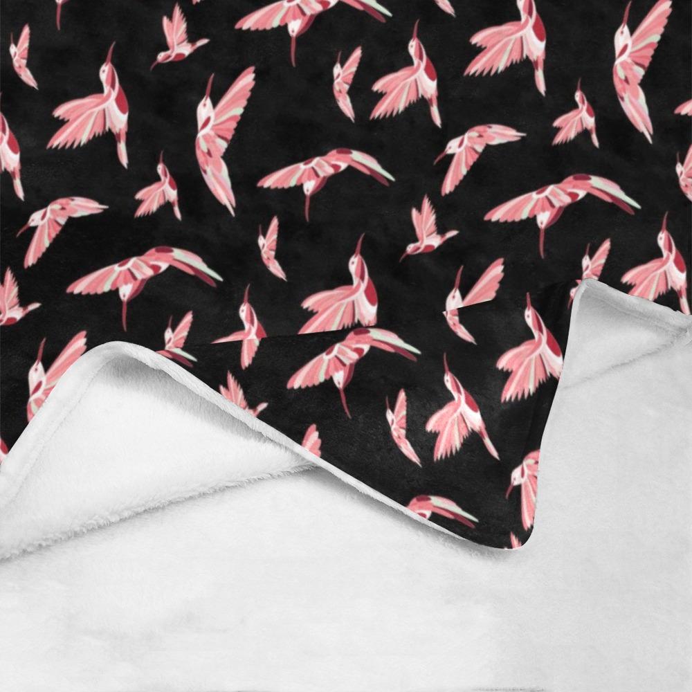 Strawberry Black Ultra-Soft Micro Fleece Blanket 40"x50" Ultra-Soft Blanket 40''x50'' e-joyer