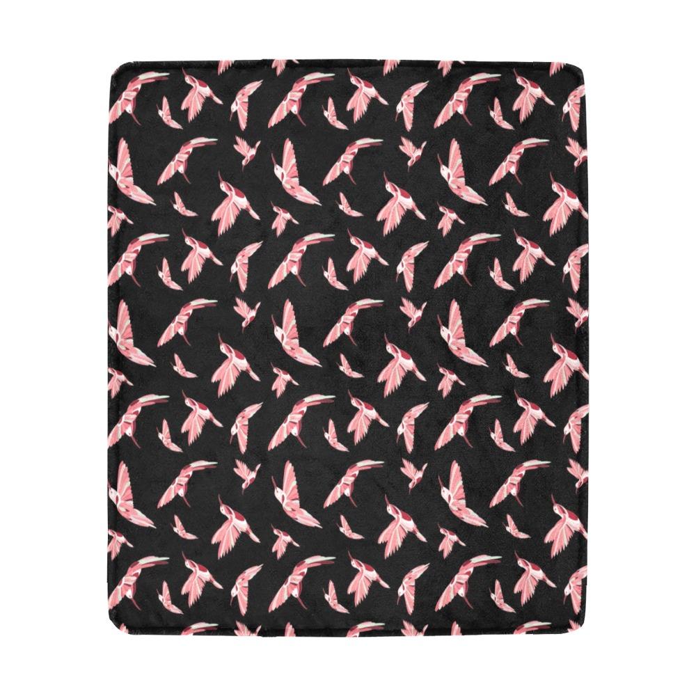 Strawberry Black Ultra-Soft Micro Fleece Blanket 50"x60" Ultra-Soft Blanket 50''x60'' e-joyer