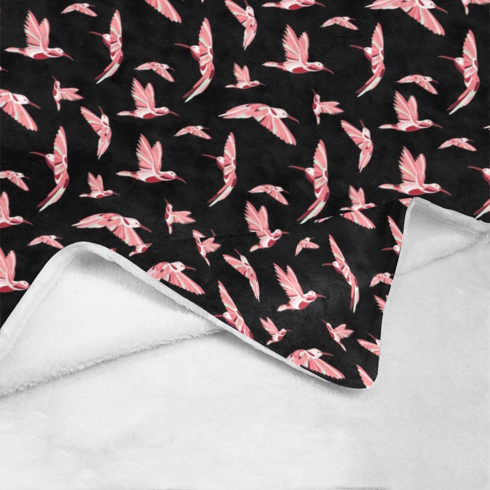 Strawberry Black Ultra-Soft Micro Fleece Blanket 50"x60" Ultra-Soft Blanket 50''x60'' e-joyer