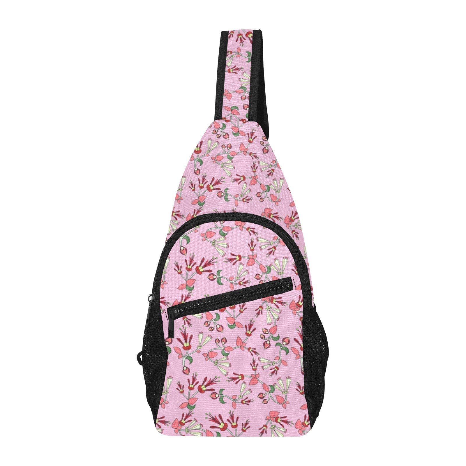 Strawberry Floral All Over Print Chest Bag (Model 1719) All Over Print Chest Bag (1719) e-joyer
