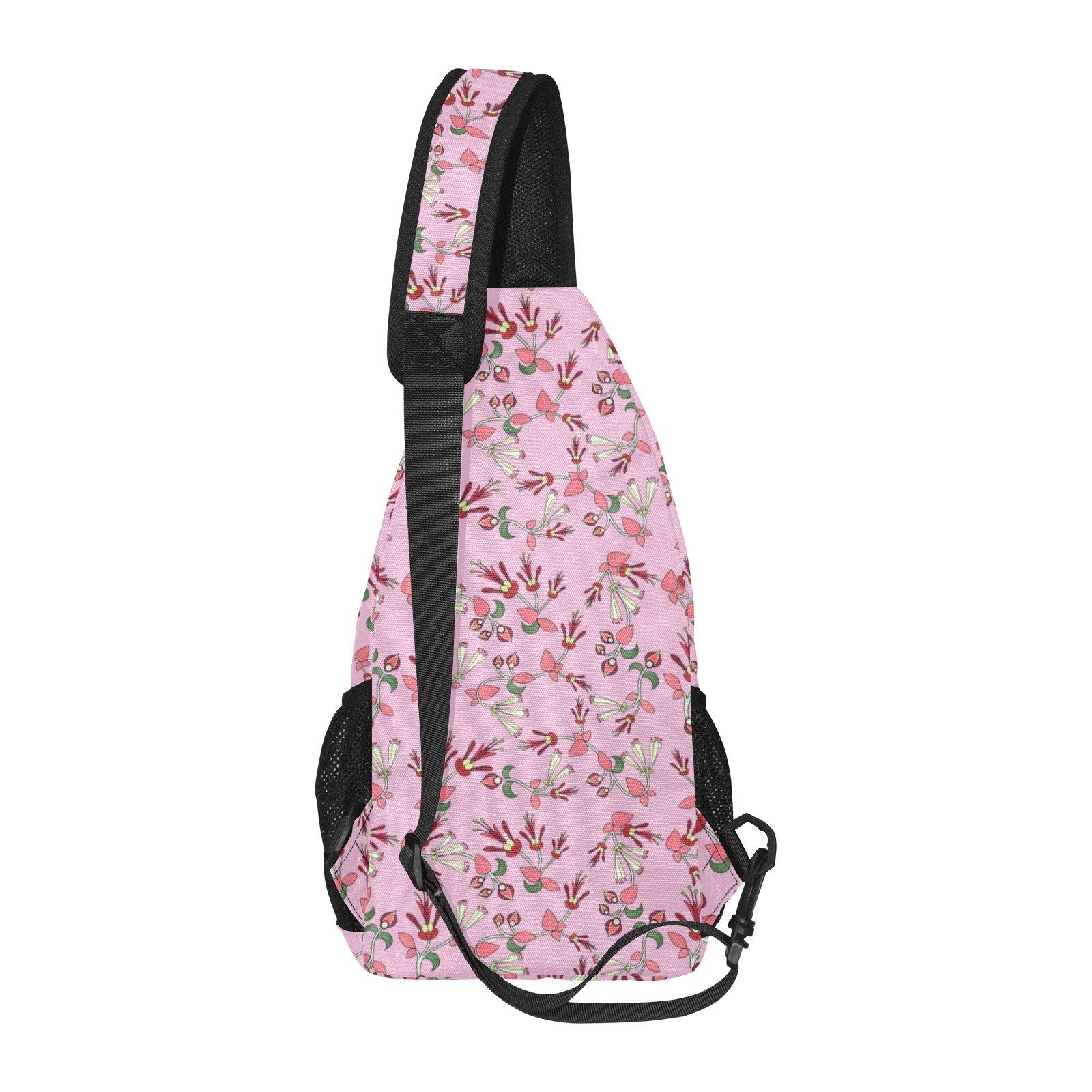 Strawberry Floral All Over Print Chest Bag (Model 1719) All Over Print Chest Bag (1719) e-joyer