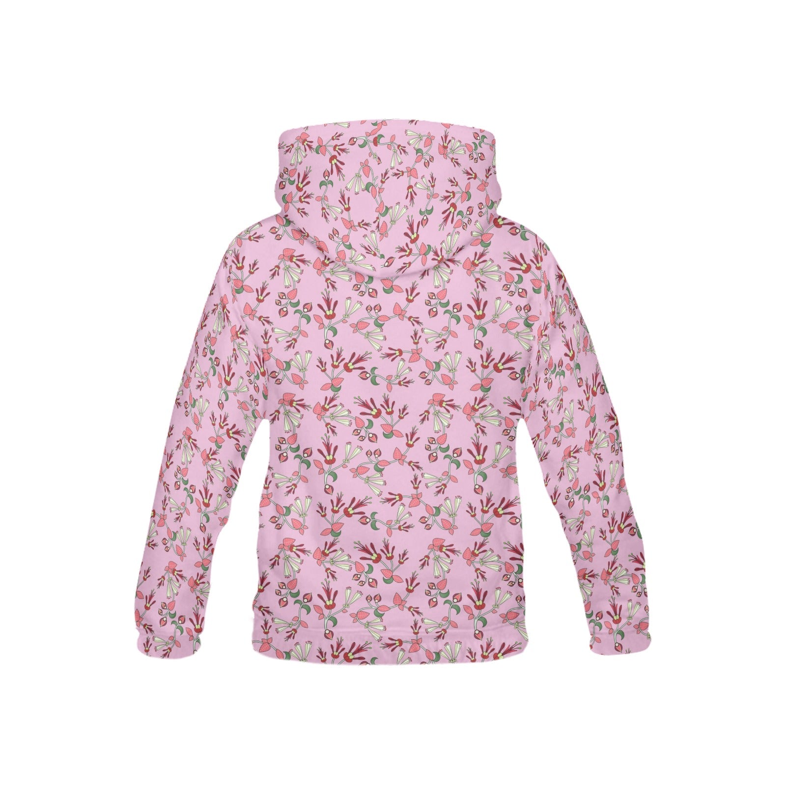 Strawberry Floral All Over Print Hoodie for Kid (USA Size) (Model H13) All Over Print Hoodie for Kid (H13) e-joyer