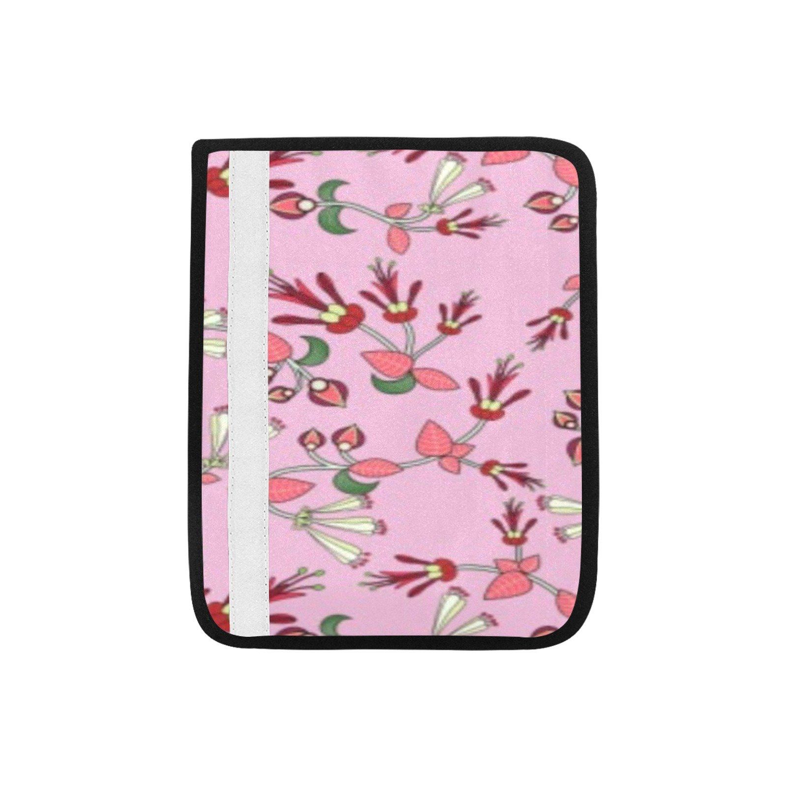 Strawberry Floral Car Seat Belt Cover 7''x12.6'' (Pack of 2) Car Seat Belt Cover 7x12.6 (Pack of 2) e-joyer