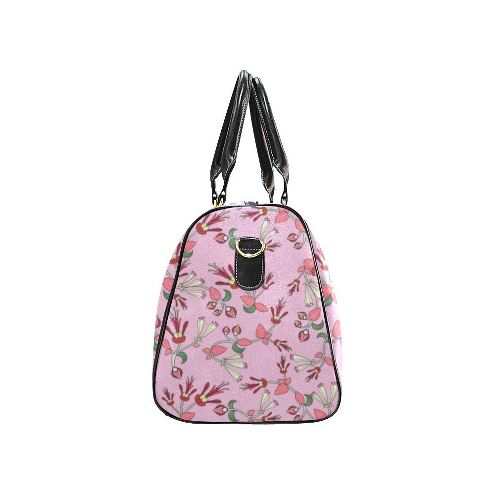 Strawberry Floral New Waterproof Travel Bag/Small (Model 1639) bag e-joyer