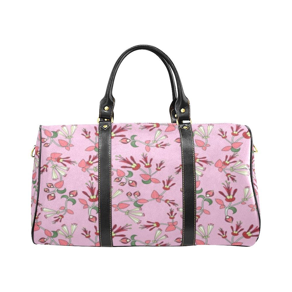 Strawberry Floral New Waterproof Travel Bag/Small (Model 1639) bag e-joyer