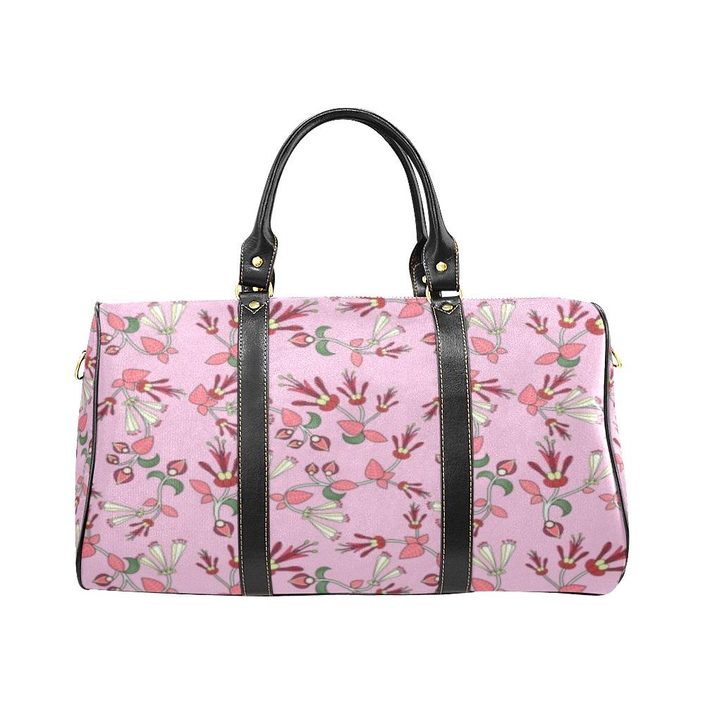 Strawberry Floral New Waterproof Travel Bag/Small (Model 1639) bag e-joyer