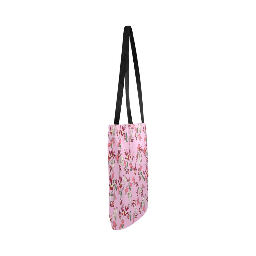 Strawberry Floral Reusable Shopping Bag Model 1660 (Two sides) Shopping Tote Bag (1660) e-joyer