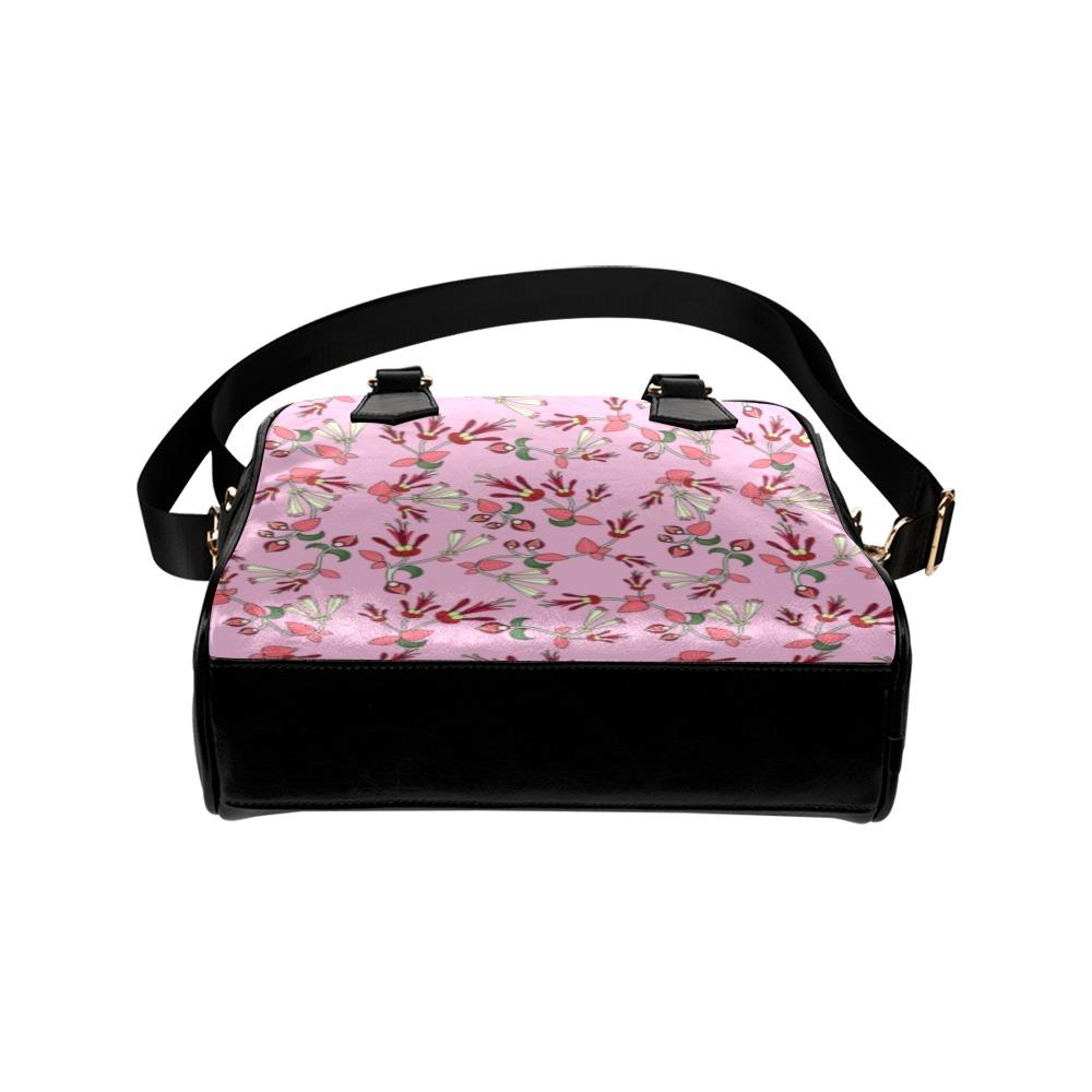 Strawberry Floral Shoulder Handbag (Model 1634) Shoulder Handbags (1634) e-joyer