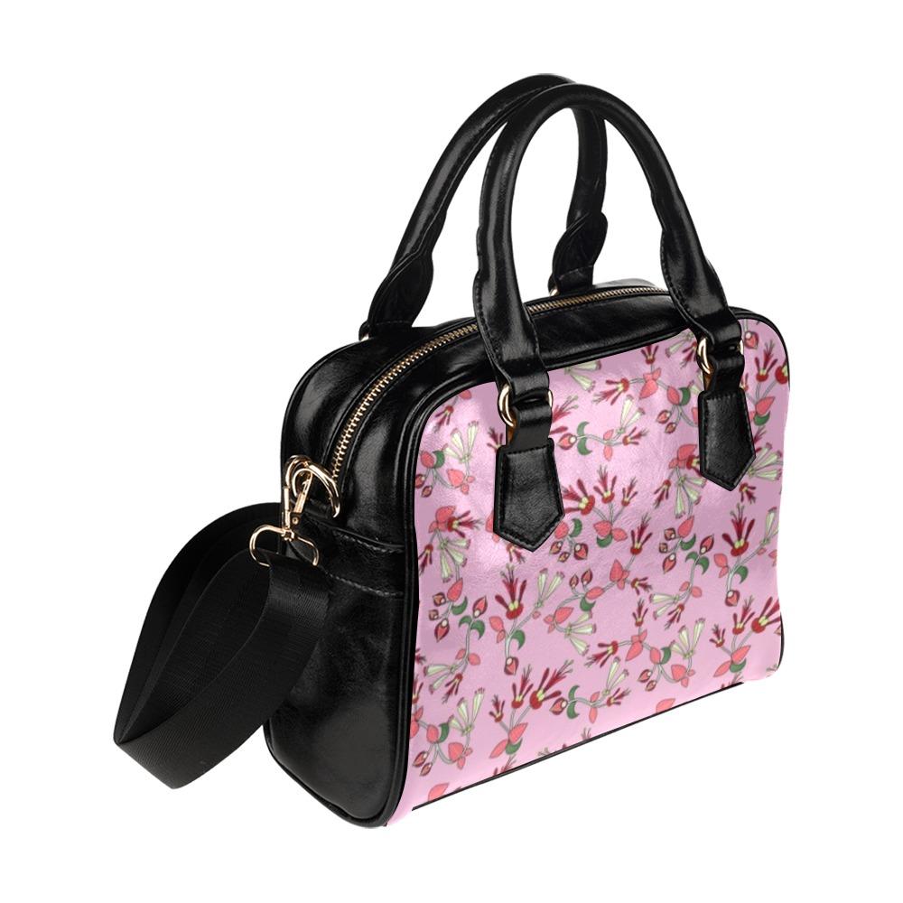 Strawberry Floral Shoulder Handbag (Model 1634) Shoulder Handbags (1634) e-joyer