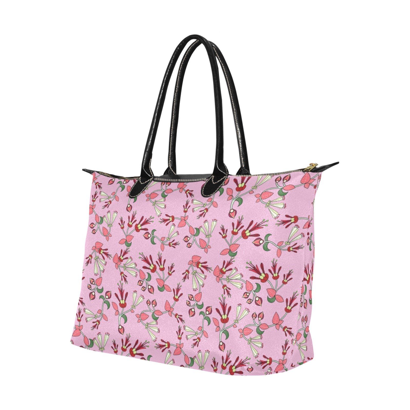 Strawberry Floral Single-Shoulder Lady Handbag (Model 1714) bag e-joyer