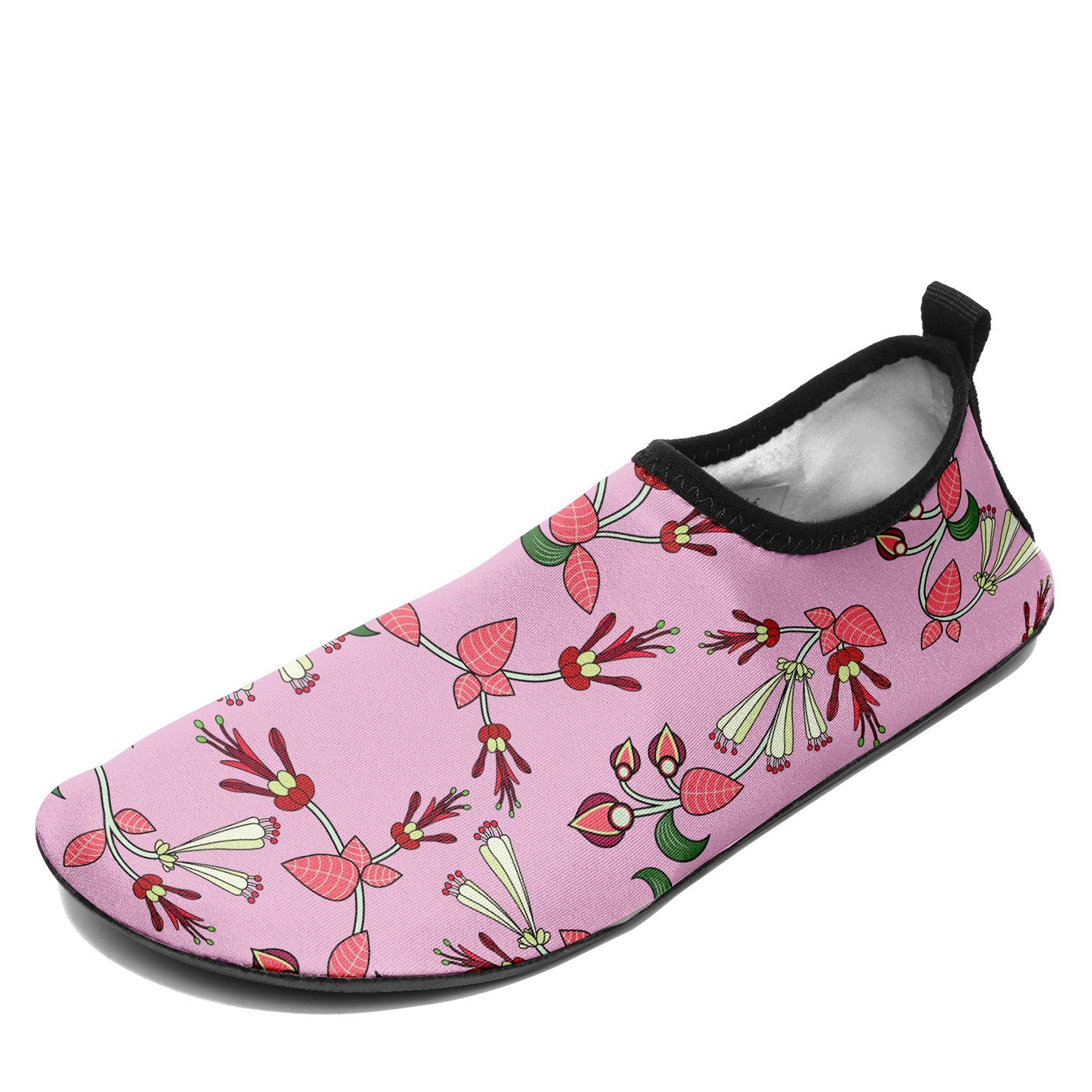 Strawberry Floral Sockamoccs Slip On Shoes Herman