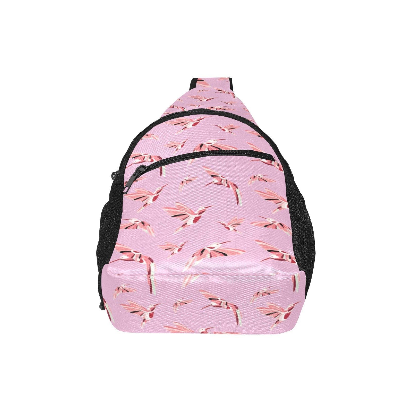 Strawberry Pink All Over Print Chest Bag (Model 1719) All Over Print Chest Bag (1719) e-joyer