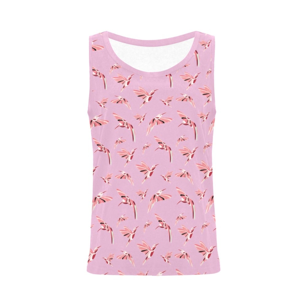 Strawberry Pink All Over Print Tank Top for Women (Model T43) All Over Print Tank Top for Women (T43) e-joyer