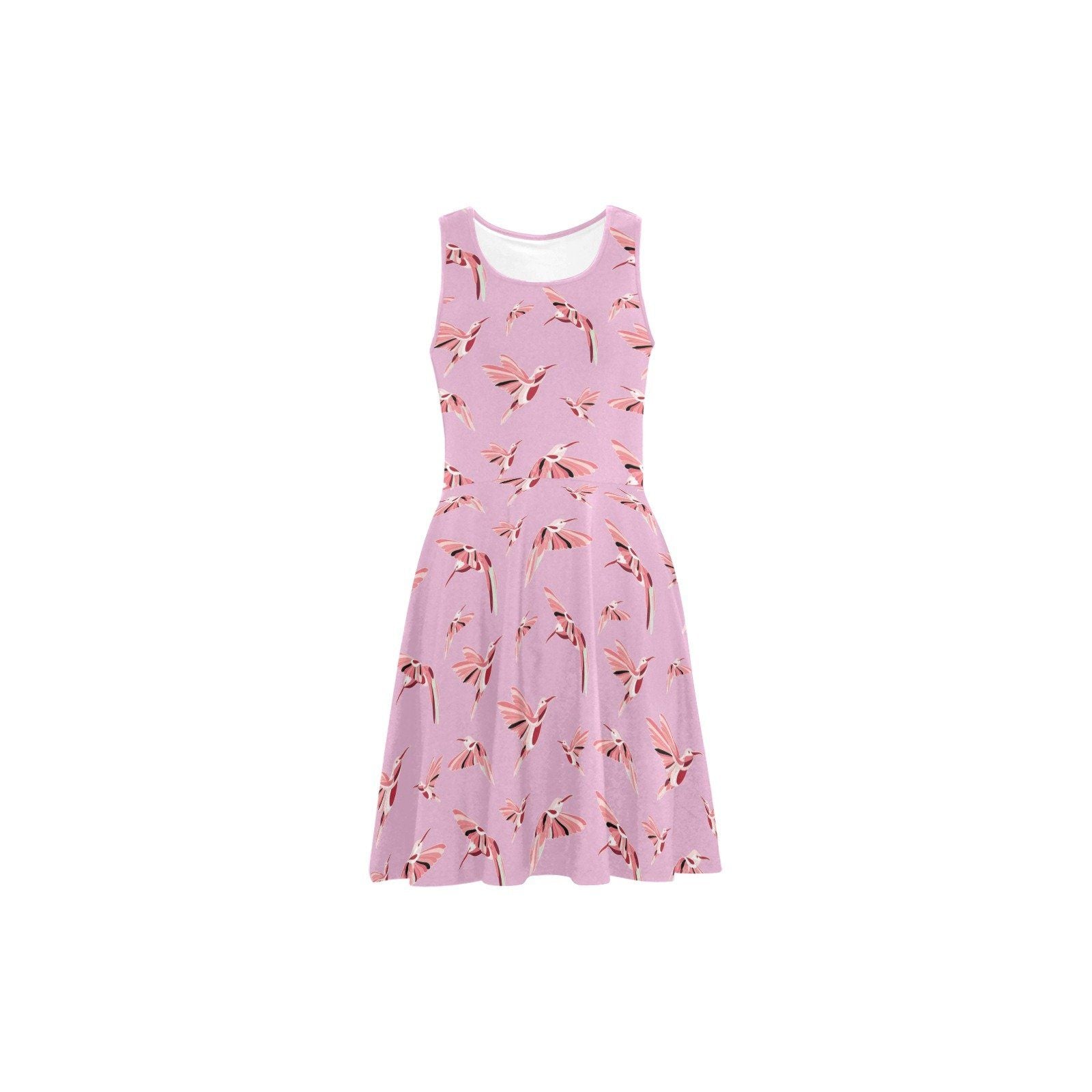 Strawberry Pink Atalanta Sundress (Model D04) Atalanta Sundress (D04) e-joyer