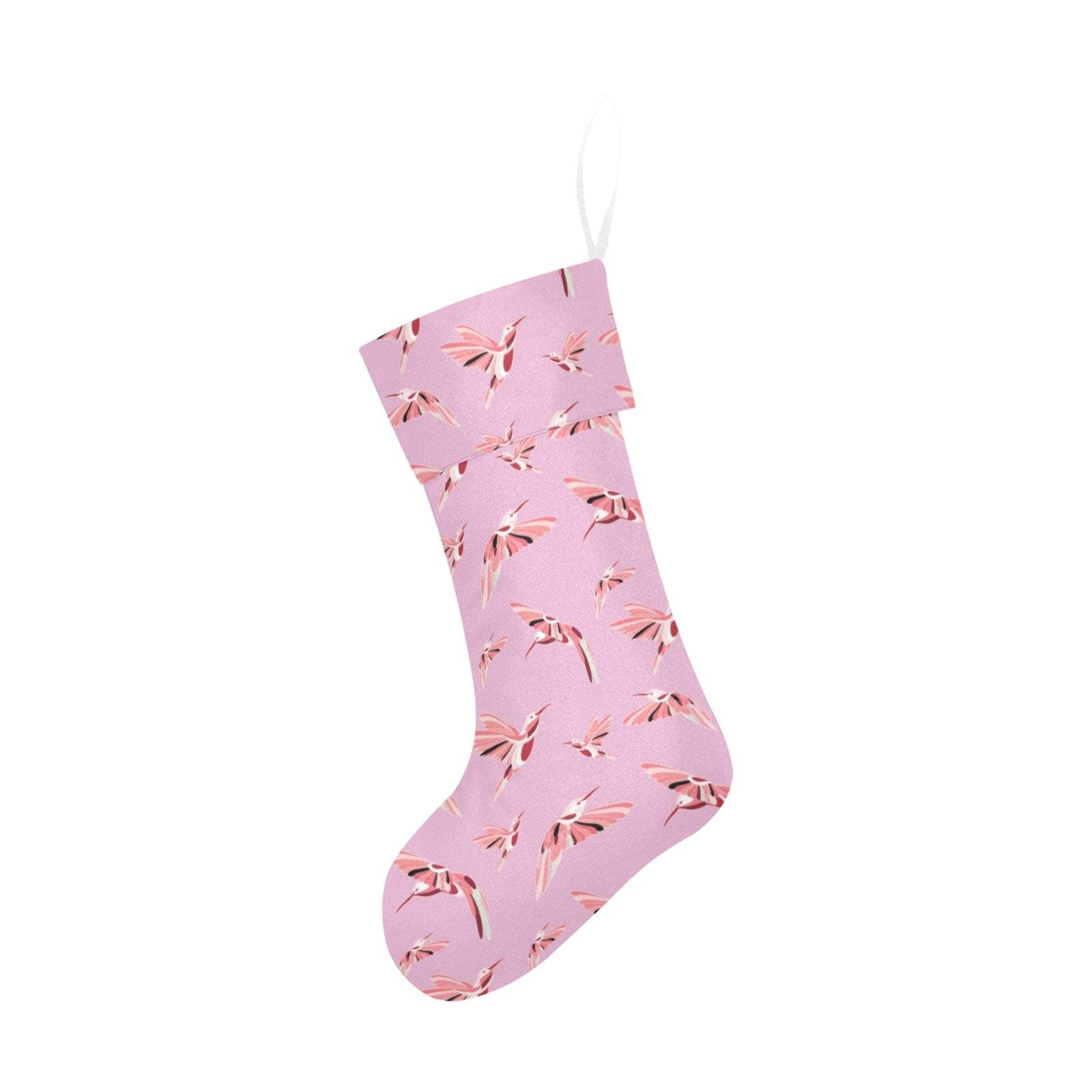 Strawberry Pink Christmas Stocking holiday stocking e-joyer