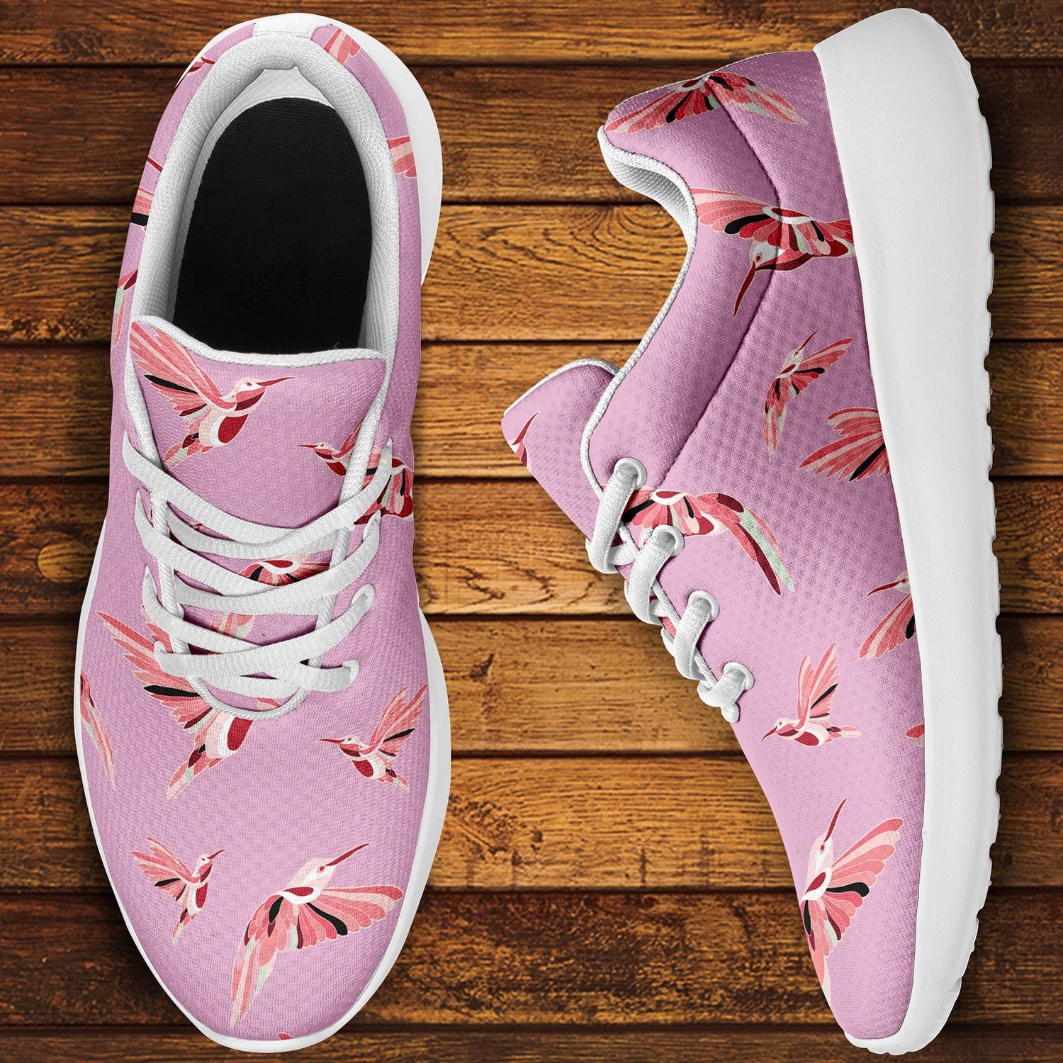 Strawberry Pink Ikkaayi Sport Sneakers ikkaayi Herman