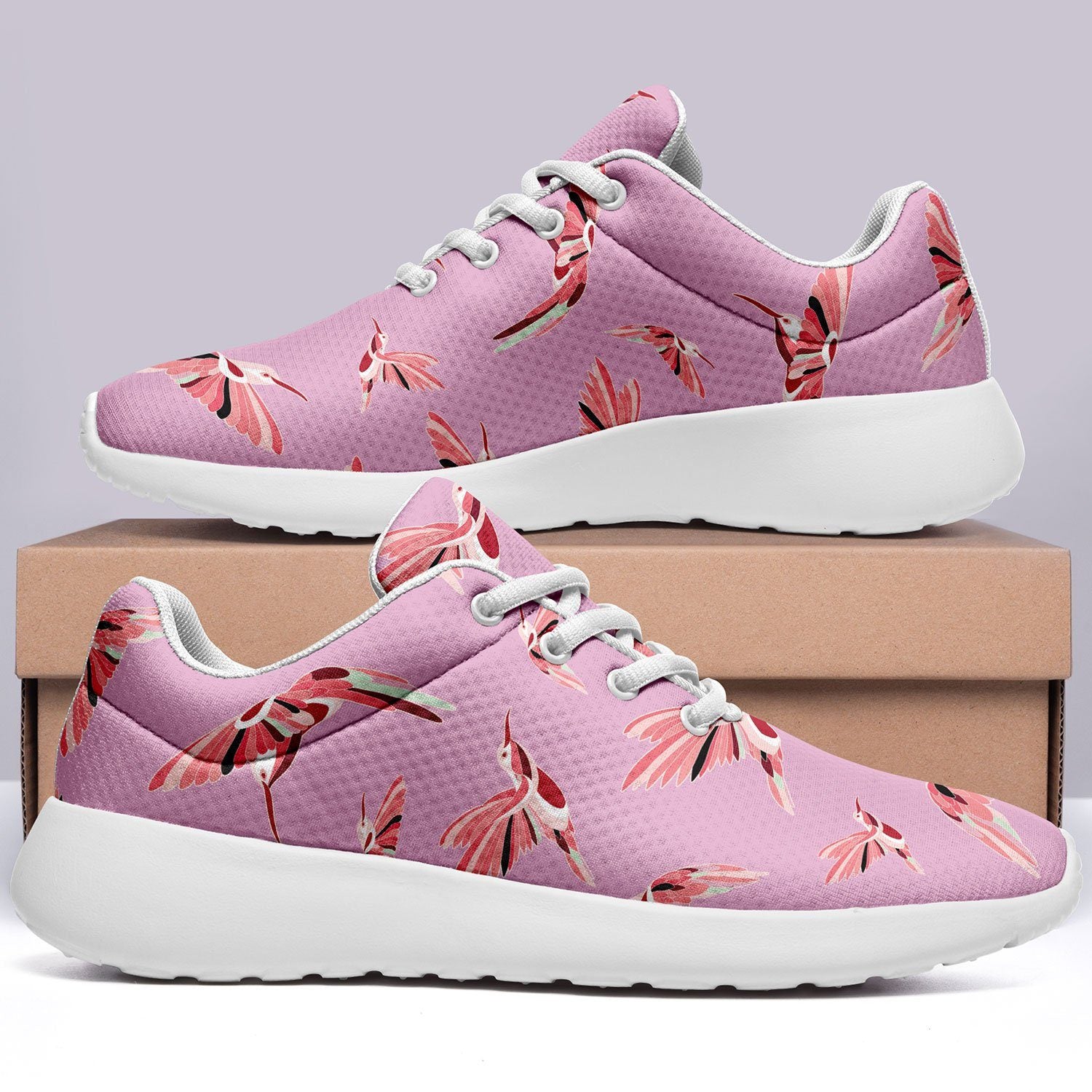 Strawberry Pink Ikkaayi Sport Sneakers ikkaayi Herman