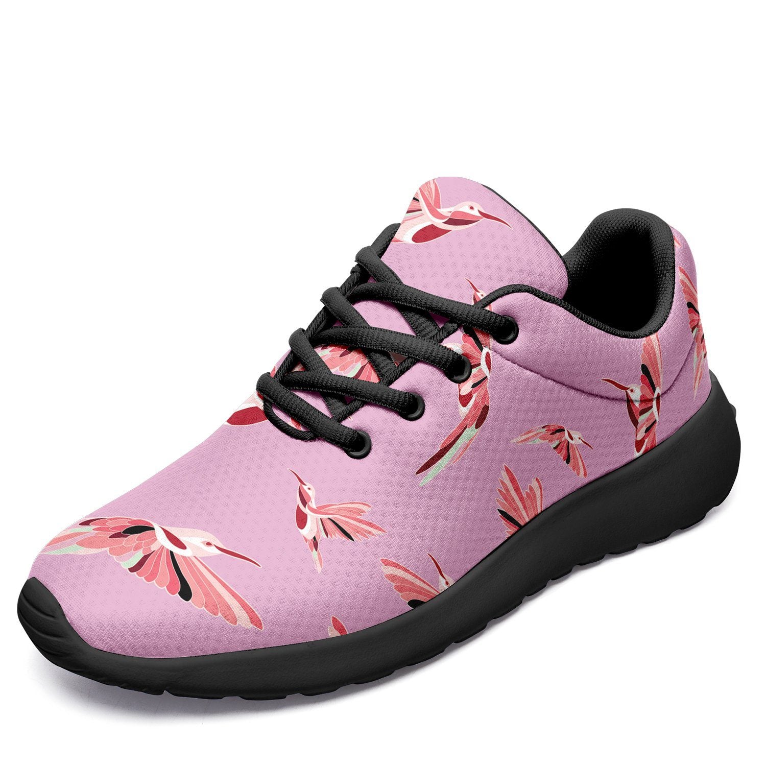 Strawberry Pink Ikkaayi Sport Sneakers ikkaayi Herman US Women 4.5 / US Youth 3.5 / EUR 35 Black Sole