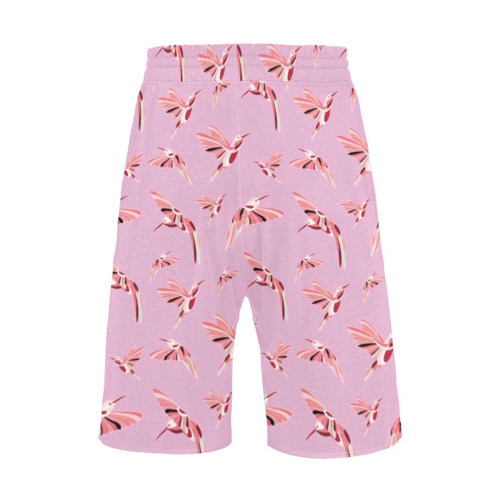 Strawberry Pink Men's All Over Print Casual Shorts (Model L23) short e-joyer