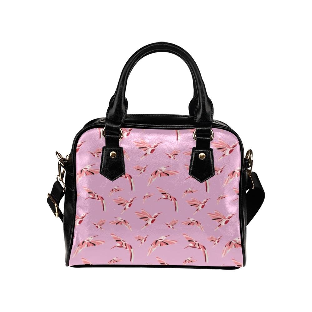 Strawberry Pink Shoulder Handbag (Model 1634) Shoulder Handbags (1634) e-joyer