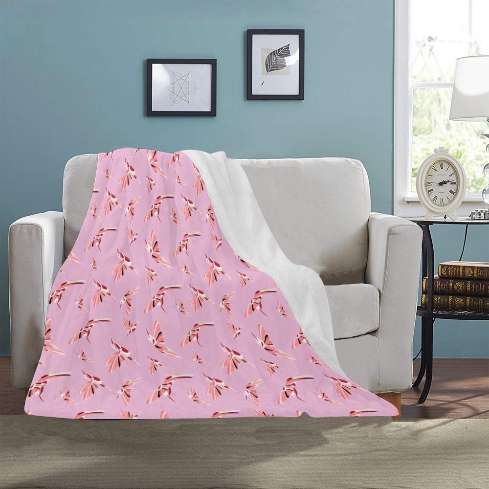 Strawberry Pink Ultra-Soft Micro Fleece Blanket 40"x50" Ultra-Soft Blanket 40''x50'' e-joyer