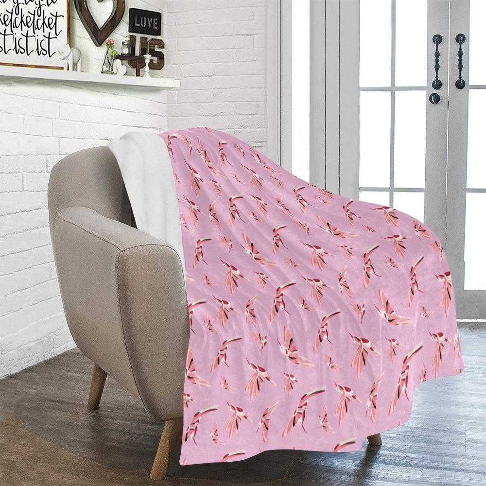 Strawberry Pink Ultra-Soft Micro Fleece Blanket 50"x60" Ultra-Soft Blanket 50''x60'' e-joyer