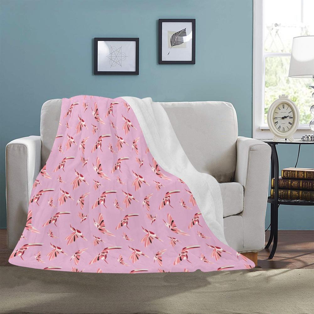 Strawberry Pink Ultra-Soft Micro Fleece Blanket 50"x60" Ultra-Soft Blanket 50''x60'' e-joyer