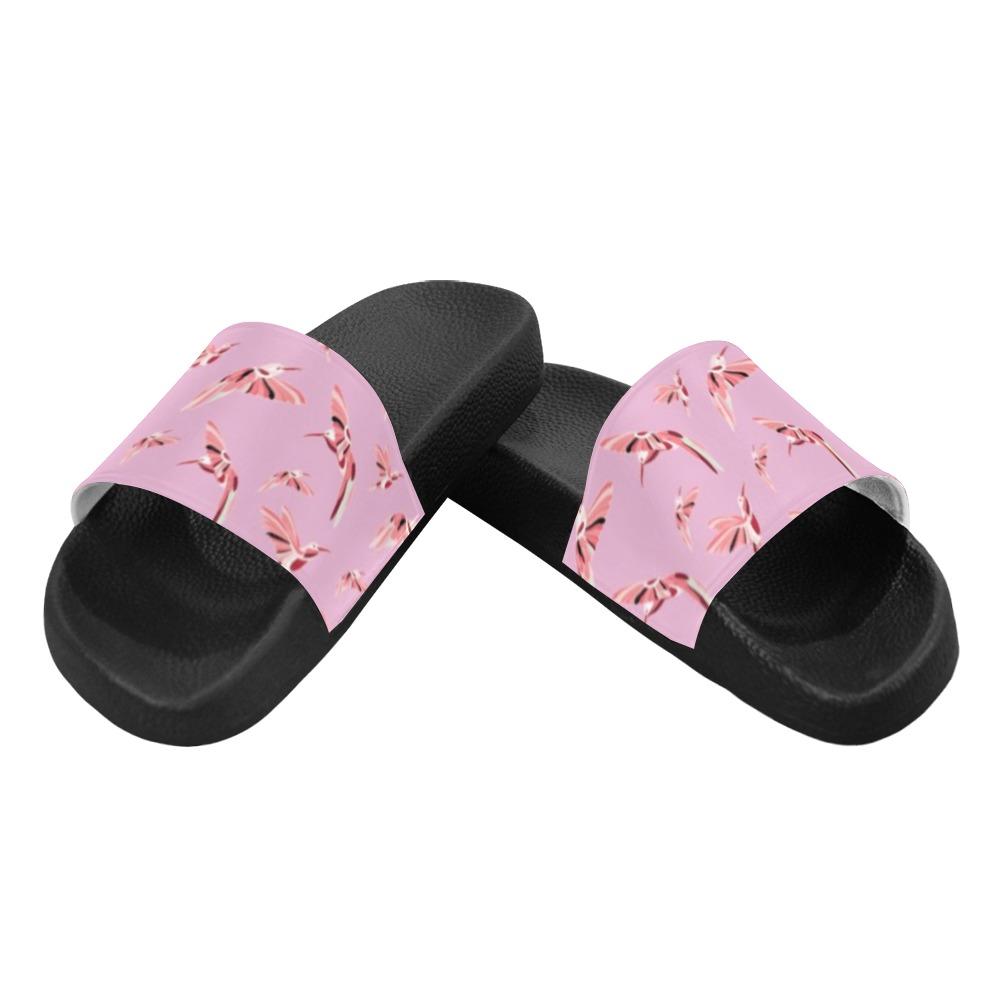 Strawberry Pink Women's Slide Sandals (Model 057) Women's Slide Sandals (057) e-joyer