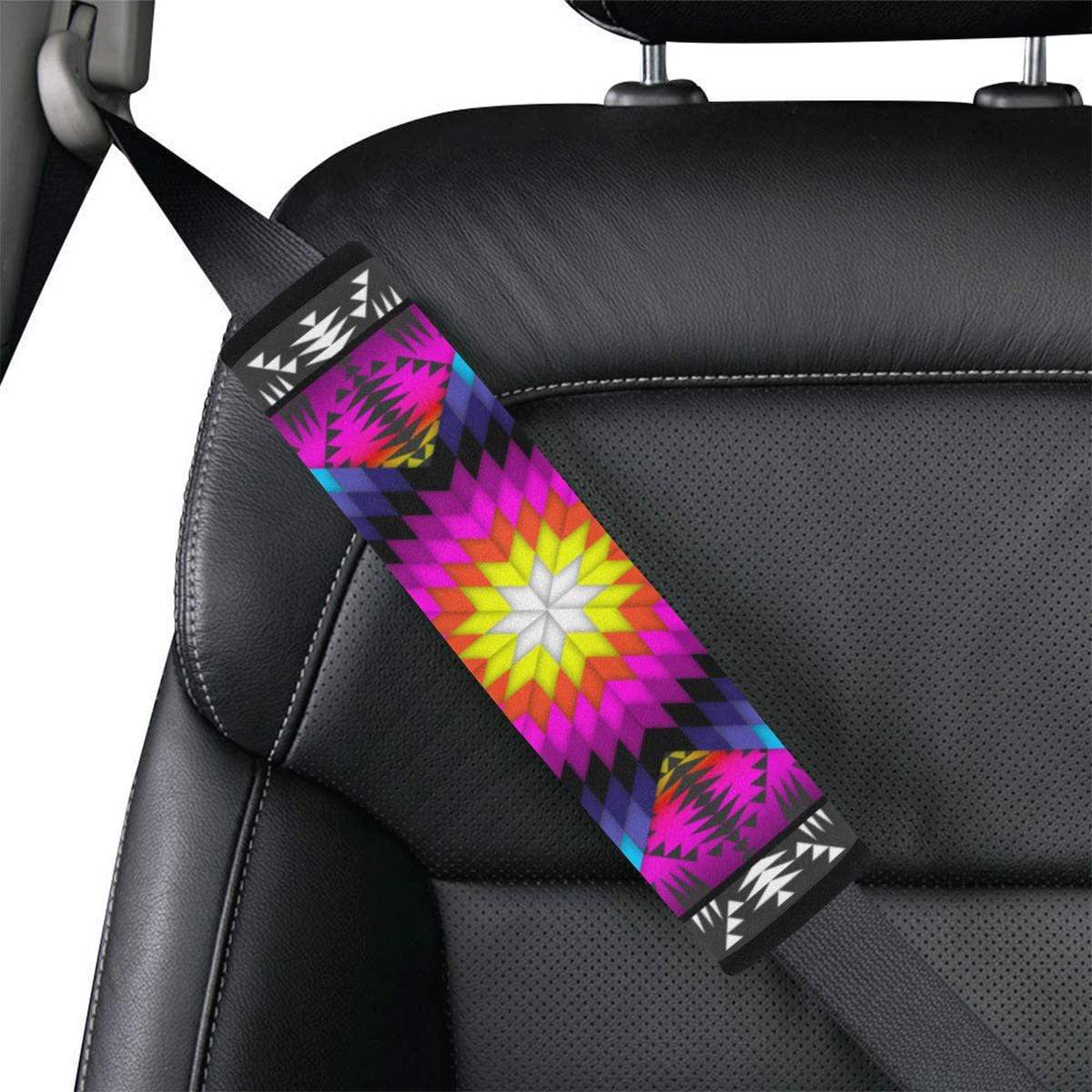 Sunrise Dream Car Seat Belt Cover 7''x12.6'' Car Seat Belt Cover 7''x12.6'' e-joyer