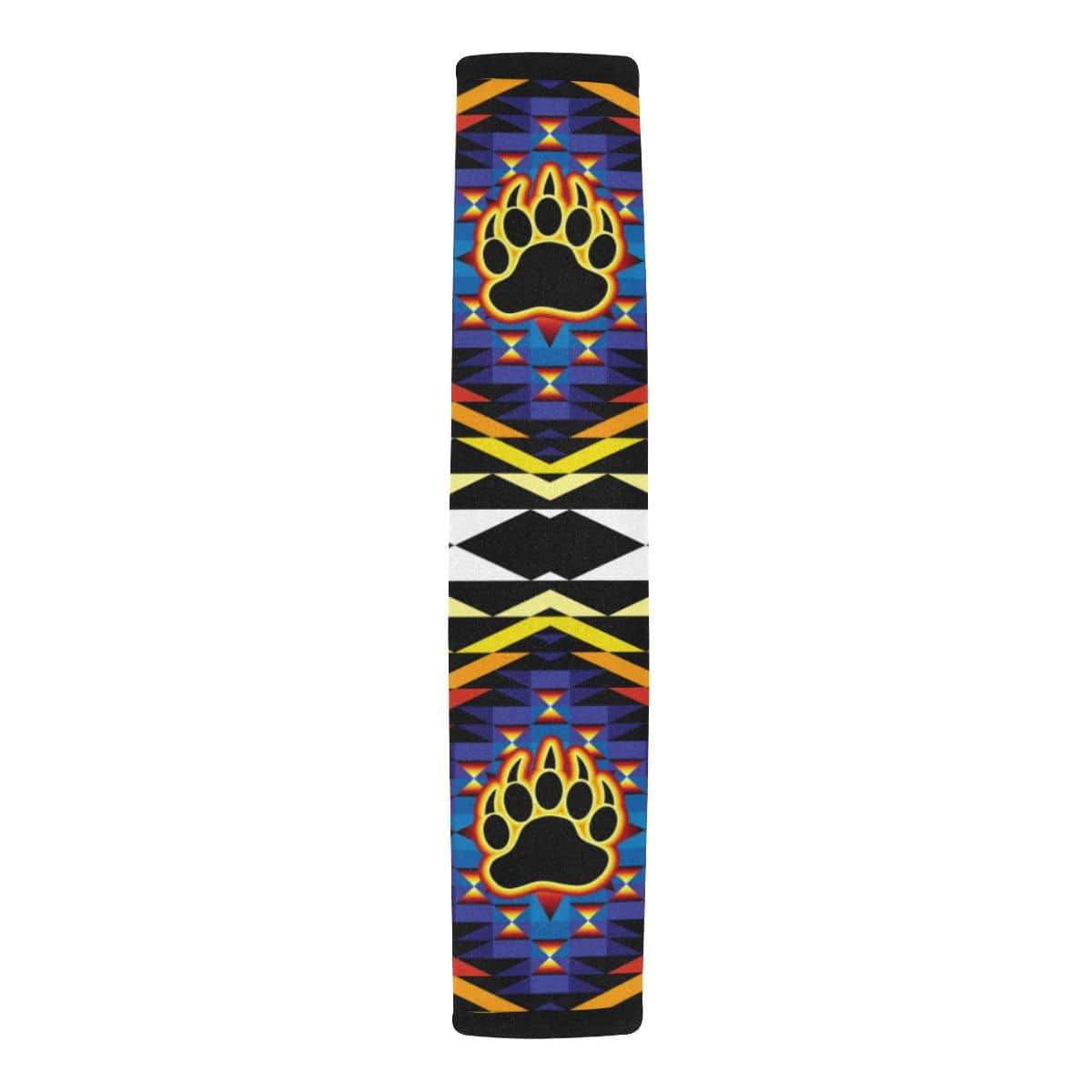 Sunset Bearpaw Blanket Car Seat Belt Cover 7''x12.6'' Car Seat Belt Cover 7''x12.6'' e-joyer