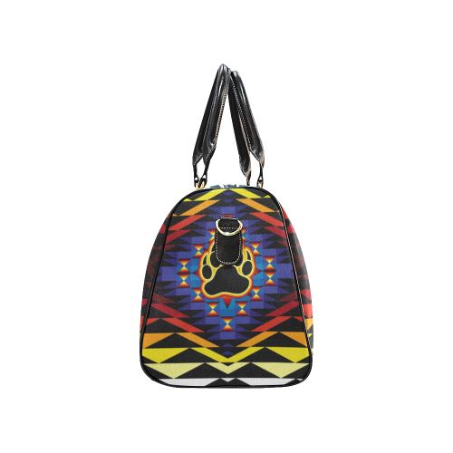 Sunset Bearpaw Blanket New Waterproof Travel Bag/Small (Model 1639) Waterproof Travel Bags (1639) e-joyer