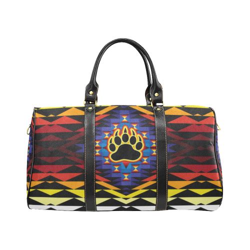 Sunset Bearpaw Blanket New Waterproof Travel Bag/Small (Model 1639) Waterproof Travel Bags (1639) e-joyer