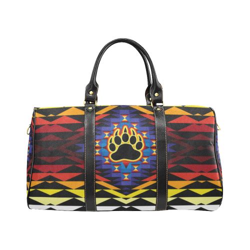 Sunset Bearpaw Blanket New Waterproof Travel Bag/Small (Model 1639) Waterproof Travel Bags (1639) e-joyer