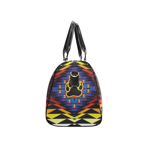 Sunset Bearpaw Blanket New Waterproof Travel Bag/Small (Model 1639) Waterproof Travel Bags (1639) e-joyer