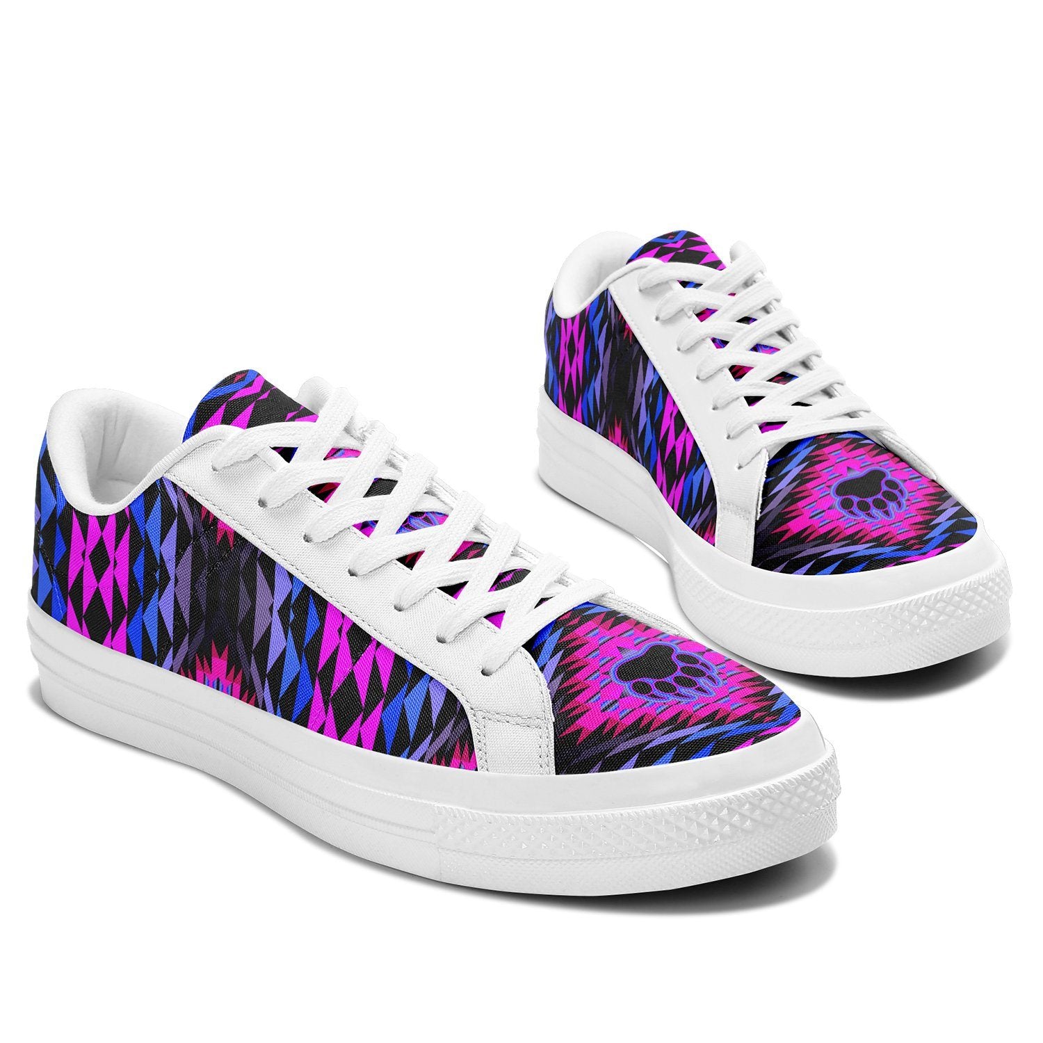 Sunset Bearpaw Blanket Pink Aapisi Low Top Canvas Shoes White Sole 49 Dzine