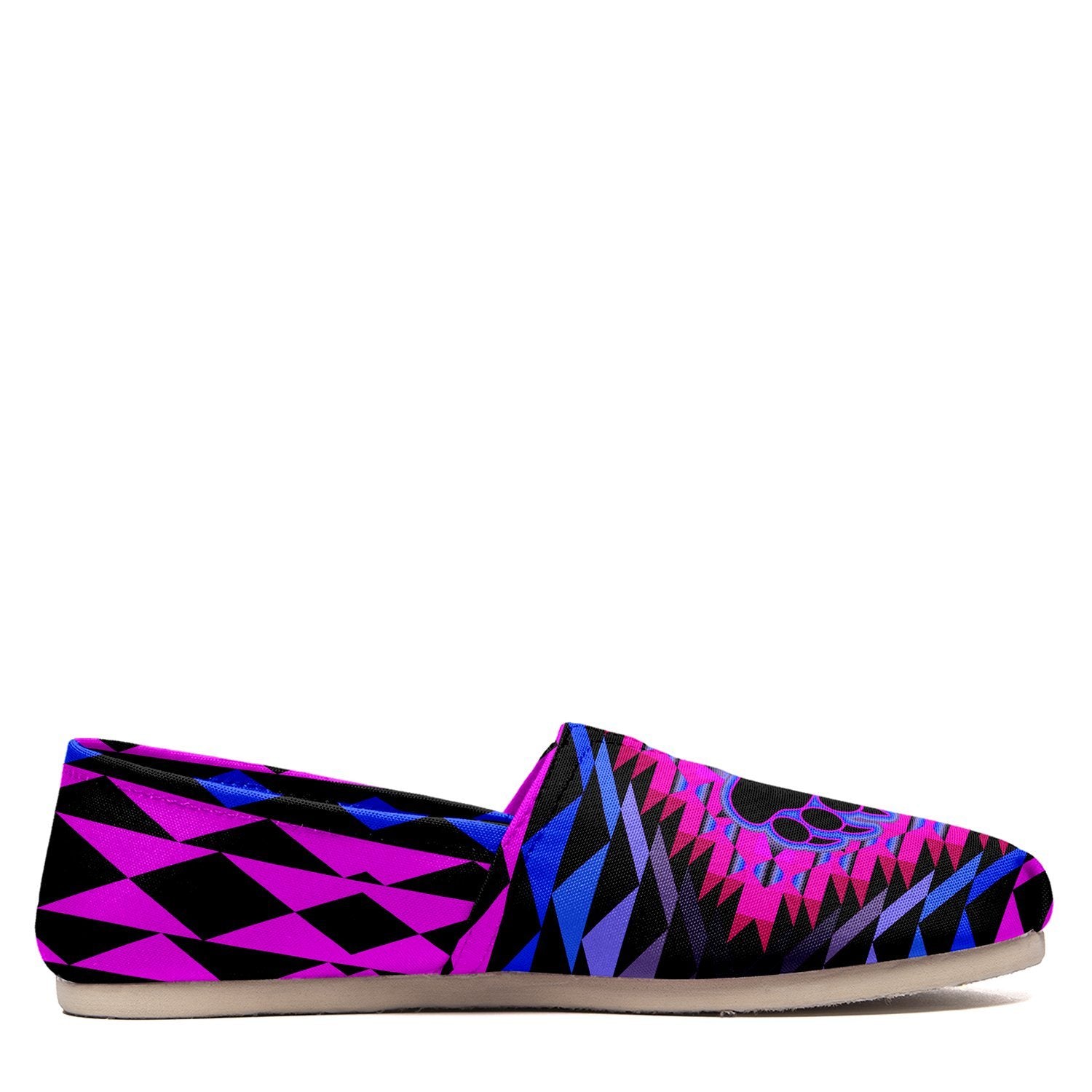 Sunset Bearpaw Blanket Pink Casual Unisex Slip On Shoe Herman