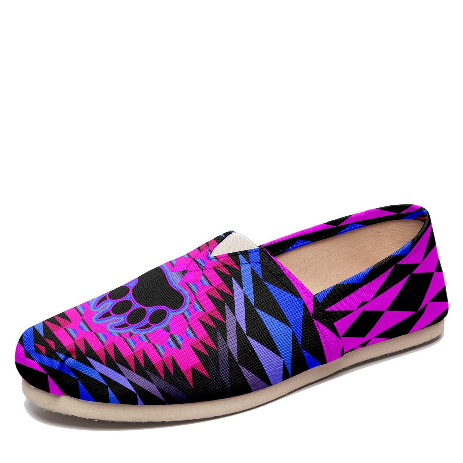Sunset Bearpaw Blanket Pink Casual Unisex Slip On Shoe Herman