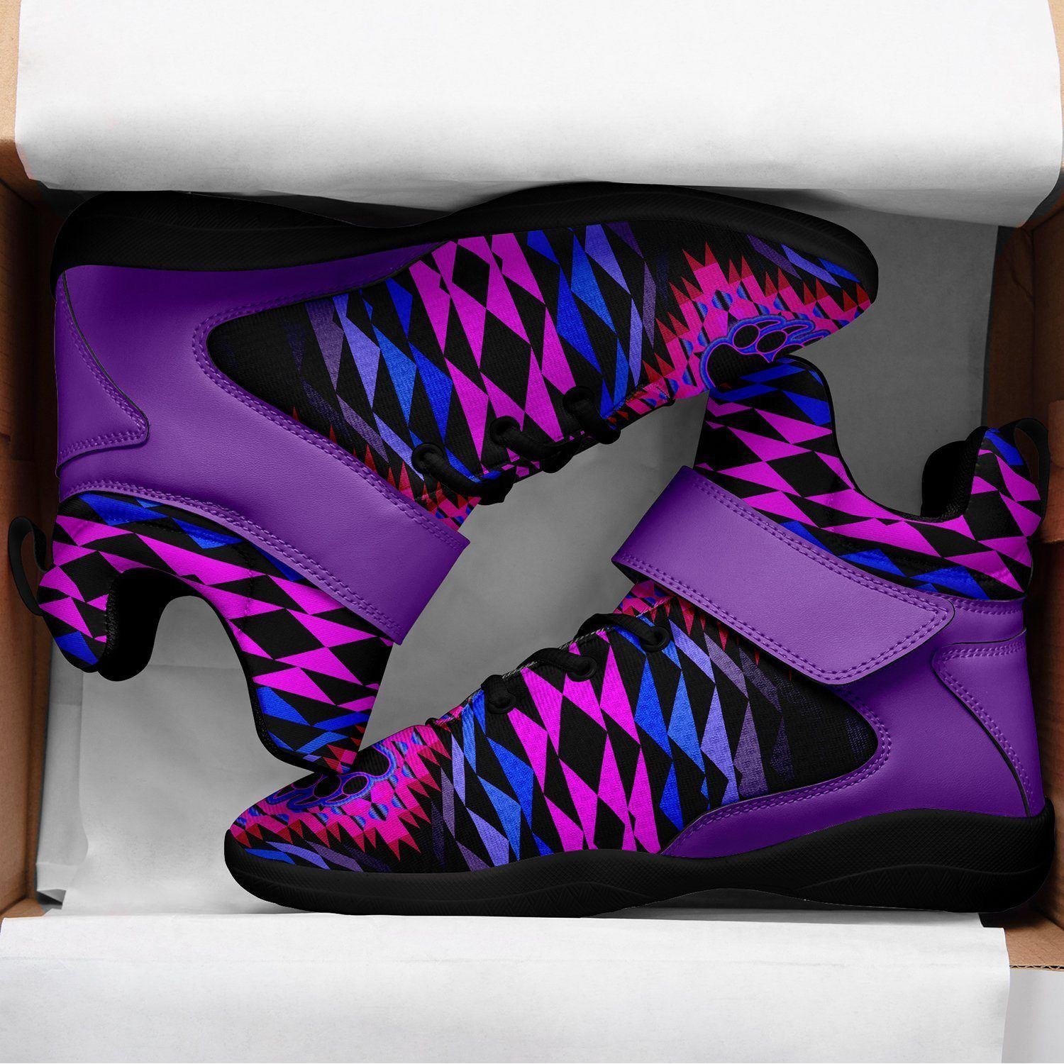 Sunset Bearpaw Blanket Pink Ipottaa Basketball / Sport High Top Shoes - Black Sole 49 Dzine