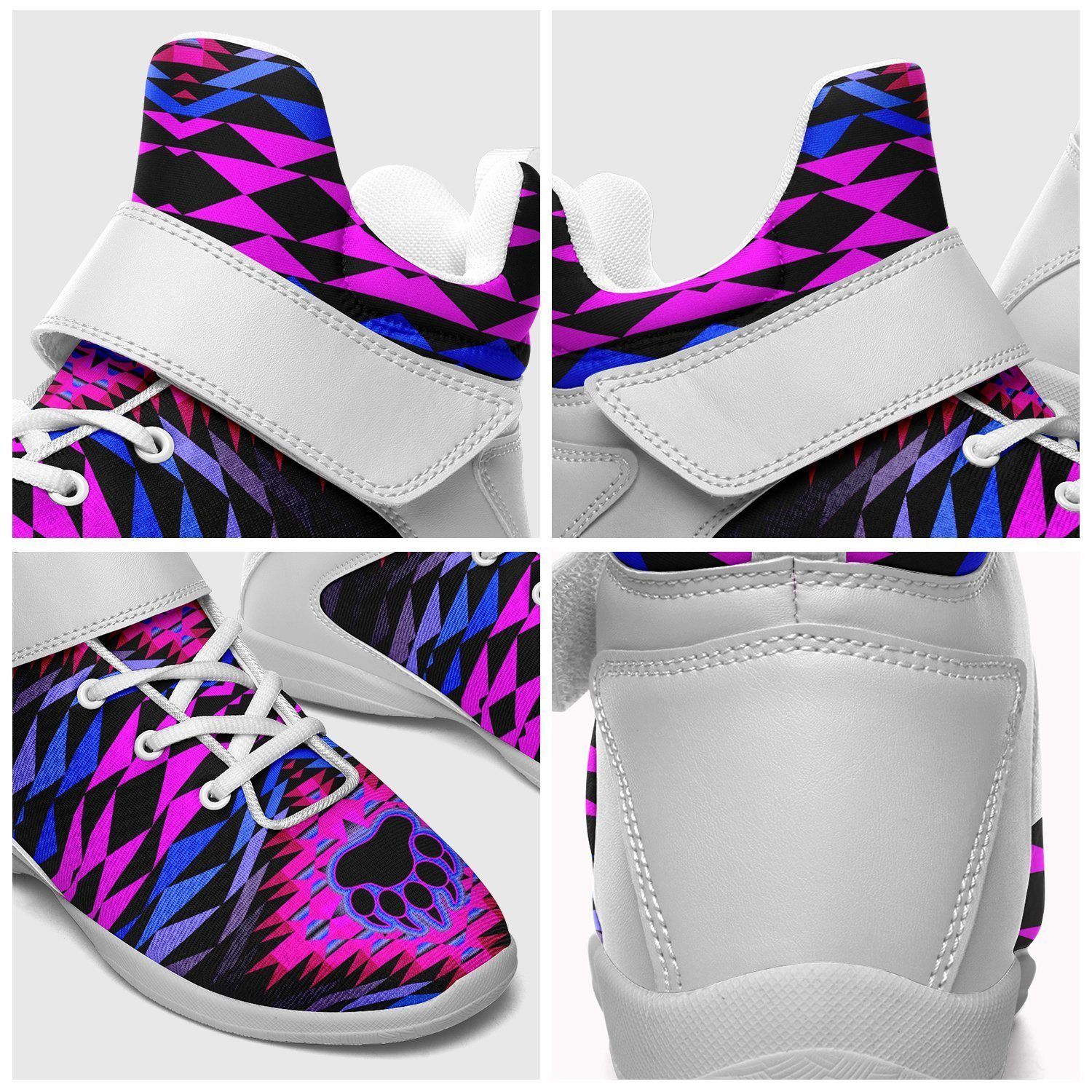 Sunset Bearpaw Blanket Pink Ipottaa Basketball / Sport High Top Shoes - White Sole 49 Dzine