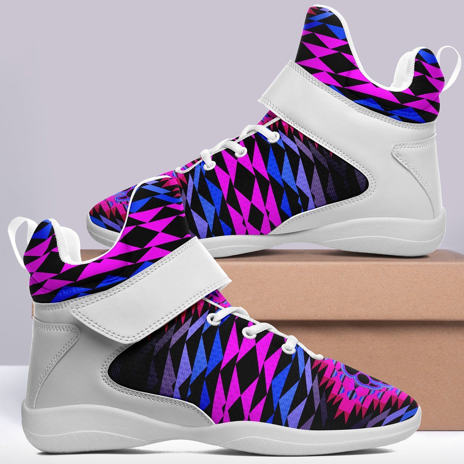 Sunset Bearpaw Blanket Pink Ipottaa Basketball / Sport High Top Shoes - White Sole 49 Dzine